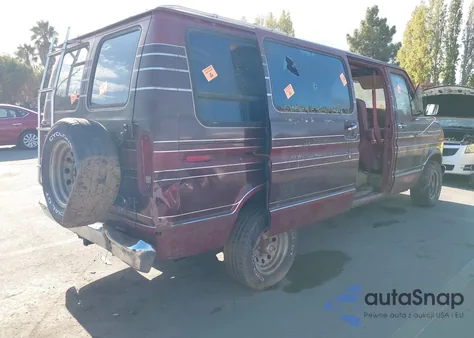 1985 Ford Econoline E150 Van from USA, damaged, VIN 1FDEE14G5FHB84460